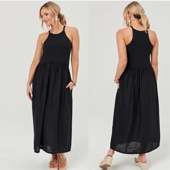 Shebird Dresses & Skirts - Shebird The Lola Linen Bra Dress